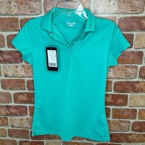 NWT Jitimao girls teal golf polo shirt
